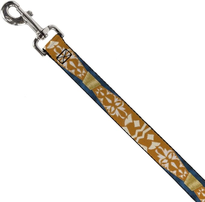 Star Wars Pet Leash, Dog Leash, Star Wars Clone Wars Ahsoka Tano Bounding Blues Orange, 6 Feet Long 1.5 Inch Wide
