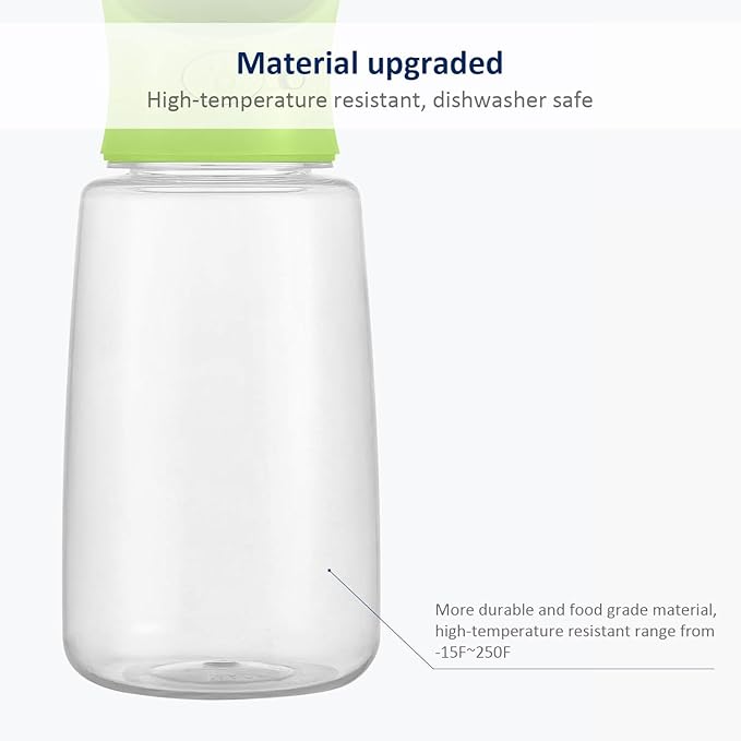 WePet Portable Dog Water Bottle with Food Container, 25 OZ + 6 OZ, Leak Proof Puppy Water Dispenser with Drinking Feeder for Pets Outdoor Walking, Hiking, Travel, Food Grade Plastic