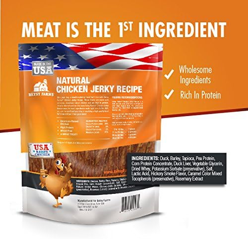 Natural Chicken Jerky Recipe Dog Treats - Chicken Jerky Dog Treats, 12 Oz