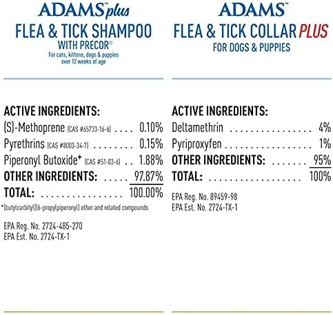 Adams Plus Shampoo 24 oz. + Flea & Tick Collar