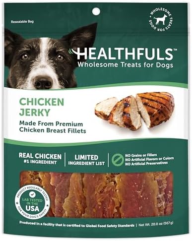 WESTMINSTER PET PRODUCTS Healthfuls Chicken Jerky Dog Treats, 20oz