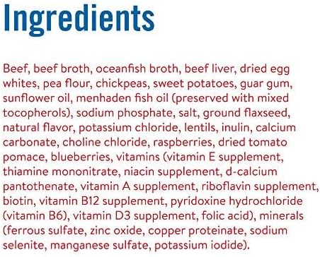 Chicken Soup for the Soul Pet Food Grain-Free Wet All Stages Dog Food, Beef & Legumes Stew, 13 Ounce Can (Pack of 12) Soy, Corn & Wheat Free, No Artificial Flavors or Preservatives