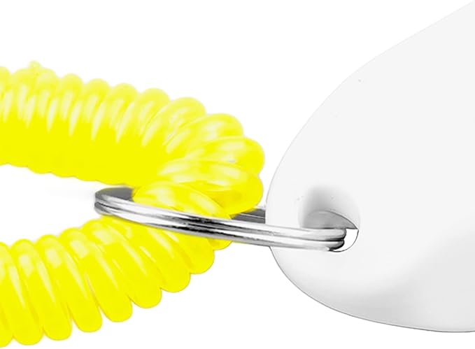 Zerodis Pet Dog Training Clicker with Wrist Bands Strap Assorted Color Dog Positive Behavior Rein Forcer for Pets All Ages Puppy and Adult Dogs Built in Poop Bag Dispenser Easily Carrying