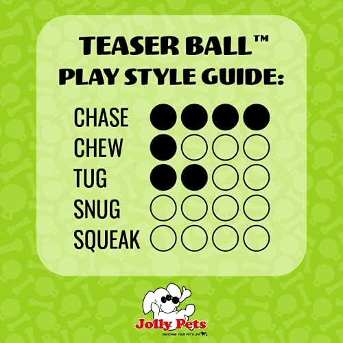 Jolly Pets Teaser Ball Dog Toy, Extra Large/10 Inches, Purple, X - Large/10 Inches (1510 PR)
