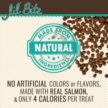 Lil' Bitz training Treats for Dogs and Cats (3 Pack, All Dog Sizes - Wild Salmon + Kelp)