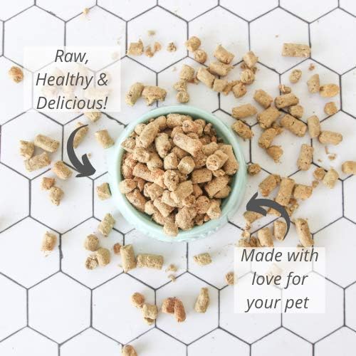 Meow Chicken & King Salmon Freeze Dried Raw Cat Food, Mixer, or Topper, or Treat - High Protein, Natural, Limited Ingredient Recipe 9.9 oz