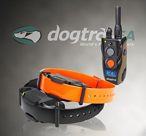 Dogtra 1902S E Collar - 2 Dog, 3/4 Mile Remote Trainer with LCD Screen - Fully Waterproof Collar - includes eOutletDeals Collapsible Pet Travel Bowl