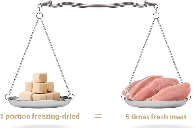 Fully Natural Organic Freeze Dried Dog/Cat Treats Single Ingredient, Healthy, High Value, Gluten and Grain Free, High Protein, Dog/Cat Diabetic Friendly (3 Bag, Beef)