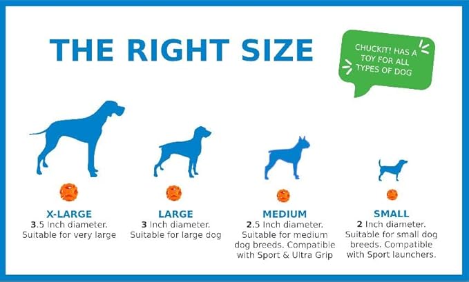 Chuckit Air Fetch Ball Dog Toy, Extra Large (3.5 Inch Diameter), for dogs over 100 lbs