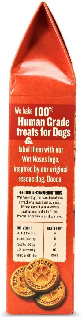 Organic Crunchy Dog Treats – for All Pet Sizes, Breeds – All-Natural Puppy Treat, Senior Dog Snack – 100% Human-Grade – Delicious Chews for Dogs - Grain-Free Pumpkin & Quinoa, 14 Oz (2 Pack)