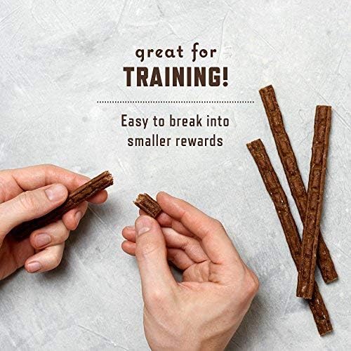 Rocco & Roxie Supply Co. - Jerky Dog Treats - Puppy Supplies - Healthy Treats for Potty Training - High Value Real Meat Slow Roasted Snacks for Small, Medium & Large Dogs & Puppies - Soft Chews