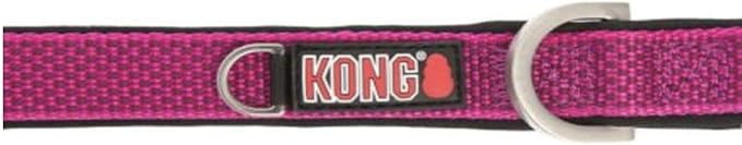 KONG Comfort Neoprene Padded Dog Collar offered by Barker Brands Inc. (XL, Pink)