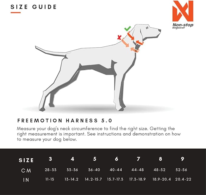 Non-stop dogwear Freemotion harness 5.0 Dog Pulling Harness for Sports like Running, Biking and Skiing with Dogs, Professional Adjustable Dog Harness, Blue/Gray, Size 5