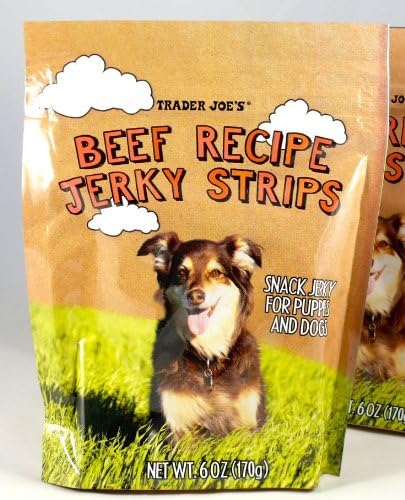 Trader Joe's Beef Recipe Jerky Dog Treats - Made in The USA
