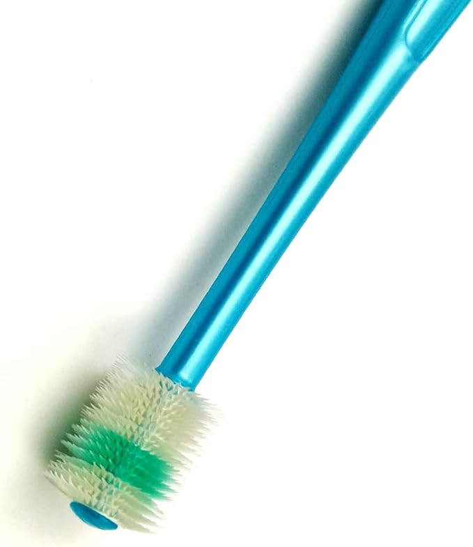 H&H Pets 360-Degree Bristle Toothbrush for Dogs and Cats - Super Soft Nylon bristles Tooth Brush, Puppy Supplies, Dog Brush Set, Pet Supplies Dog Grooming Kit Eco-Friendly (8-Count Pack)