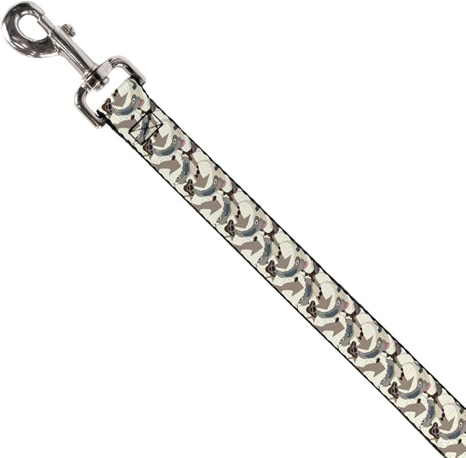 Dog Leash Avatar The Last Airbender Appa Pose Stacked 6 Feet Long 1.5 Inch Wide