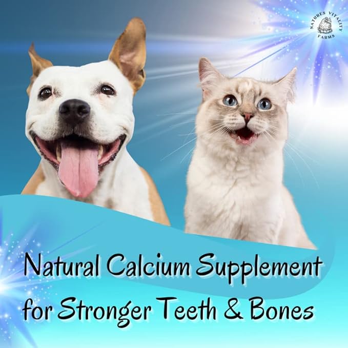 12 oz Pure U.S.A. Eggshell Powder for Dogs/Cats, Calcium Supplement with Membrane, Finely Ground Egg Shells