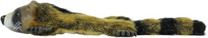 Hyper Pet Real Skinz Raccoon Plush Dog Toy