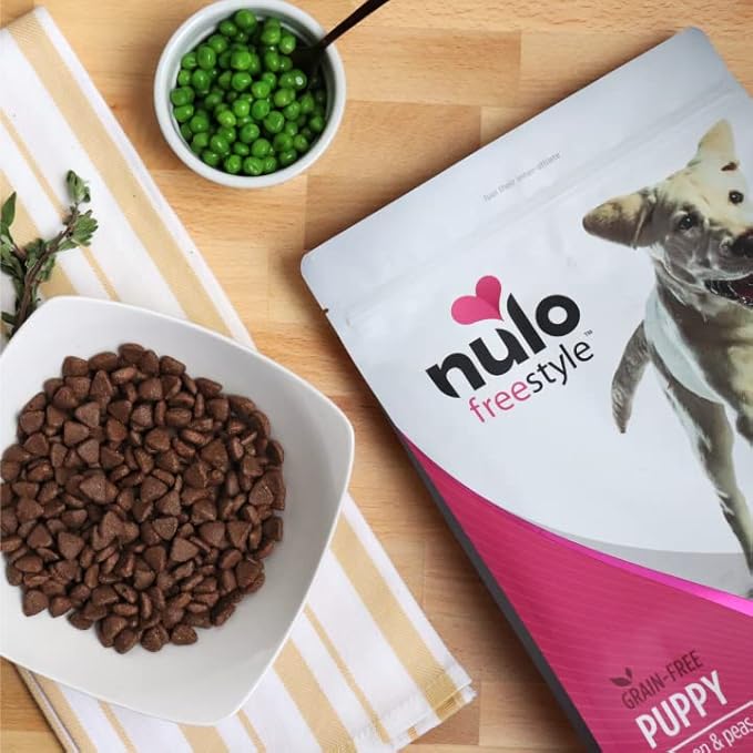 Nulo Puppy Food Grain Free Dry Food With Bc30 Probiotic And Dha (Salmon And Peas Recipe, 24Lb Bag)