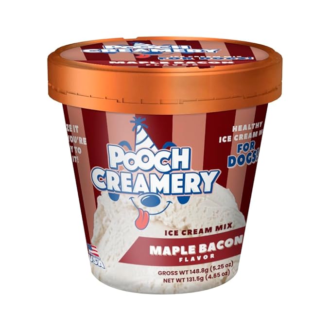Pooch Creamery Ice Cream Mix for Dogs - Maple Bacon …