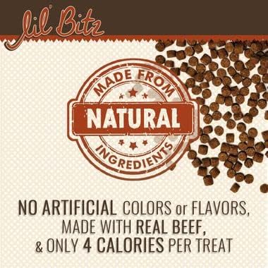 Lil' Bitz training Treats for Dogs and Cats (3 Pack, All Dog Sizes - Hickory Smoked Beef)