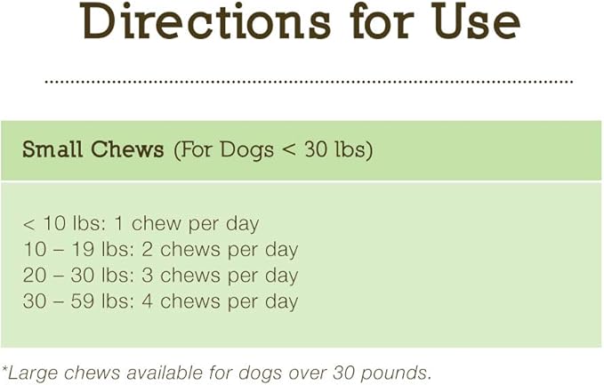 Herbsmith Senior Dog Wisdom – Dog Dementia Supplement – DHA for Senior Dog Brain Health - Senior Supplement for Dogs- 60ct Small Chews