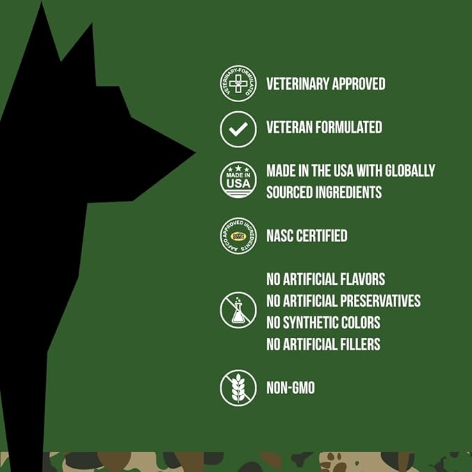 Operation Good Boy - SRE: Hip and Joint Supplement for Pets - 90 Count Soft Chews - 12.7oz - Made Natural Ingredients - Veteran Owned