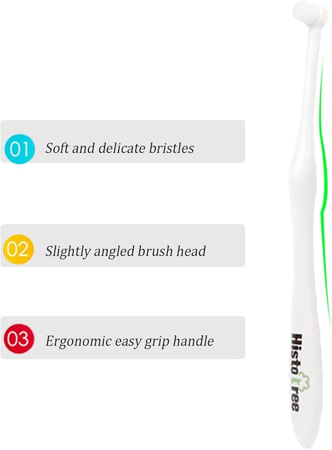 JGocot Small Dog Toothbrush,Cat Toothbrush|Mini Head|Micro Nano Bristle|Ultra Soft Pet Toothbrush for Sensitive Gum, Dog Dental Care Kit for Puppy,Kitten,Cats&Small Breed Dogs(3Pack)