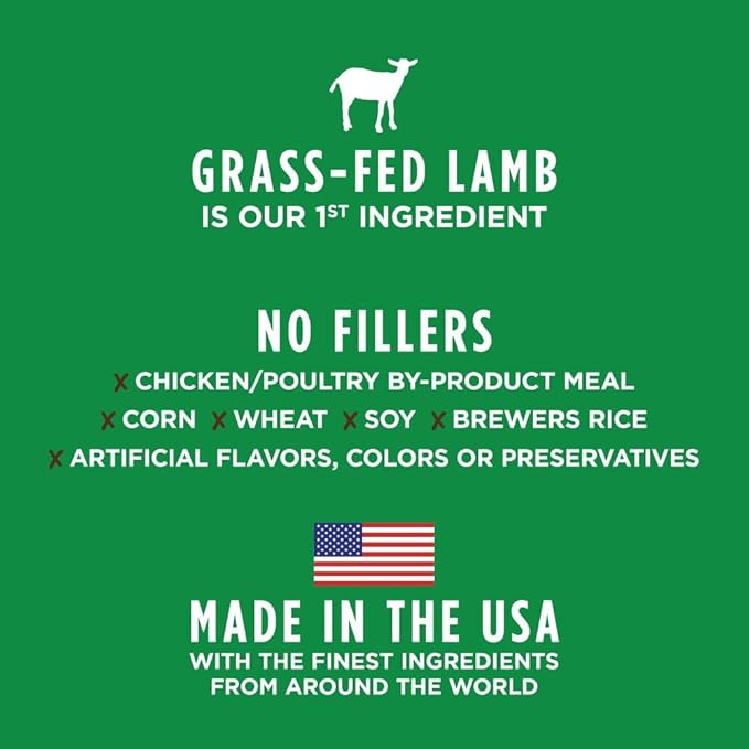 Instinct Be Natural Real Lamb & Oatmeal Recipe Natural Dry Dog Food, 24 lb. Bag