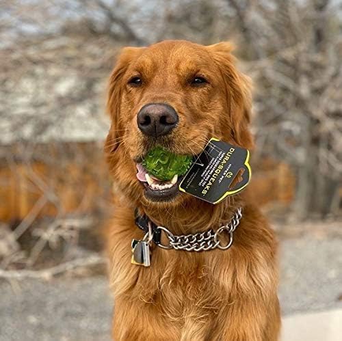 Hyper Pet DuraSqueak Dog Ball Dog Toys (Interactive Dog Toys that Float & Squeak) Squeaky Dog Toys & Dog Balls for Playing, Fetching & Retrieving-Great Alternative to Traditional Dog Tennis Balls-3.5"