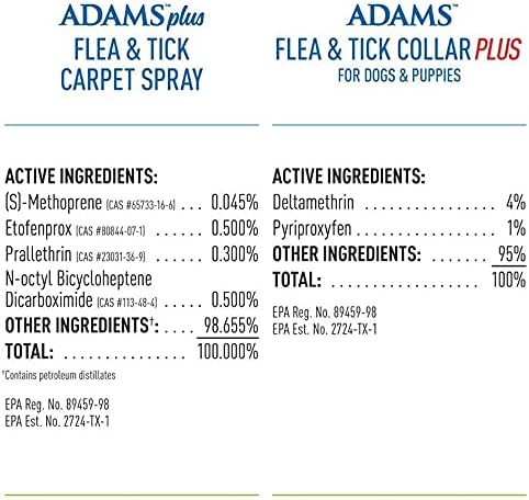 Adams Plus Carpet Spray + Flea & Tick Dog Collar