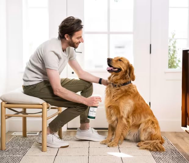 Pestie Flea & Tick Treatment for Pets, Plant-Powered Spray, Repels and Kills Fleas, Ticks and Mosquitos, Safe for Cats and Dogs, Easy Spray-On, Featuring Cedarwood, Peppermint, Thyme, and Rosemary