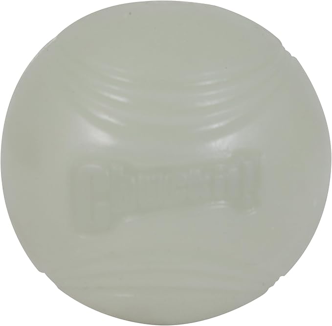 Chuckit! Max Glow Ball Dog Toy, Large (3 Inch Diameter) for Dogs 60-100 lbs, Pack of 1