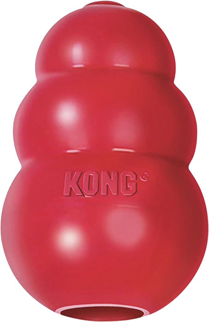 KONG Classic Stuffable Dog Toy - Fetch & Chew Toy for Dogs - Treat-Filling Capabilities & Erratic Bounce for Extended Play Time - Durable Natural Rubber Material - for Extra Large Dogs