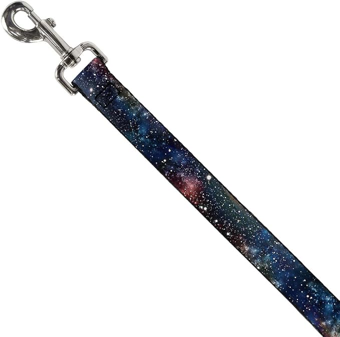 Dog Leash Space Dust Collage 4 Feet Long 1.5 Inch Wide