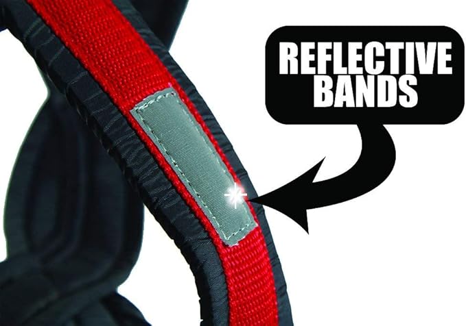 Neewa Sled Pro Harness (Small, Red), Dog Pulling Harness, Husky Harness, Mushing Harness, X Back Harness Dog for Dog Exercise, Bikejoring, Skijoring, Dog Sledding, Canicross, Dog Harness