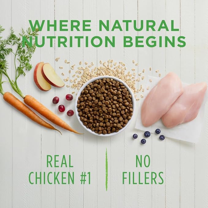 Real Chicken & Brown Rice Recipe Natural Dry Dog Food, 25 lb. Bag
