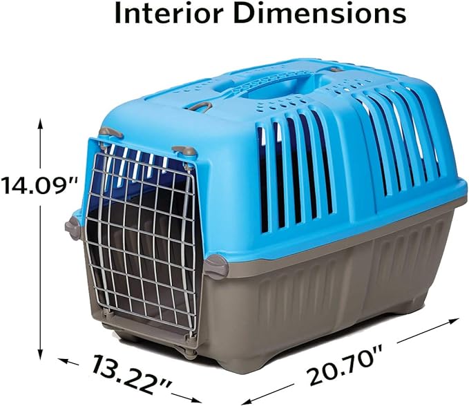 MidWest Pet Carrier: Hard-Sided for Dogs, Cats - 20.7L x 13.2W x 14.1H in - For Small Breeds, Travel