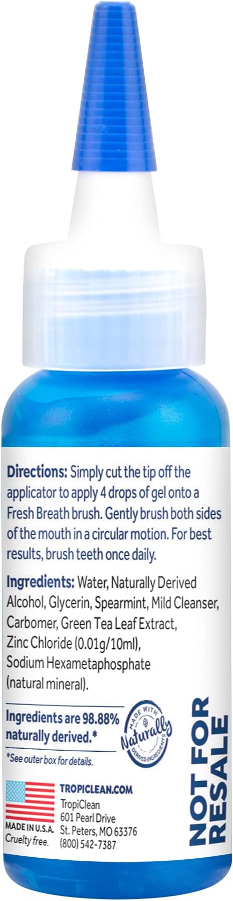 Fresh Breath Certified Wellness Collection Vet Strength Oral Care Kit for Large Dogs - Removes Plaque & Tartar - Freshens Bad Dog Breath - Teeth Cleaning Kit