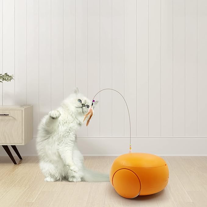 Pet Camera Treat Dispenser, Automatic Cat Feeders with Camera, Automatic Pet Feeder for Cats and Small Dogs with Night Vision Two Way Audio and Video (Support 2.4GHz Wi-Fi only, No Suscription Fee)