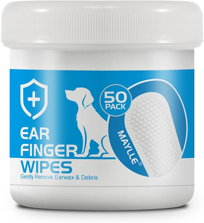 Ear Cleaner Finger Wipes | Sooths & Deodorizes, Reduce Ear Wax Build UP, Natural Ingredients Easy to Use - 50 Count (A92)