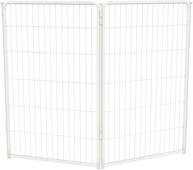 FXW Homeplus Dog Playpen Designed for Indoor Use, 45" Height for Large Dogs, WhiteâPatented