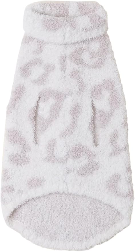 Barefoot Dreams CozyChic BITW Pet Sweater, Dog Clothes, Dog Sweater, Dog Accessories, in The Wild, Cream/Stone, XL