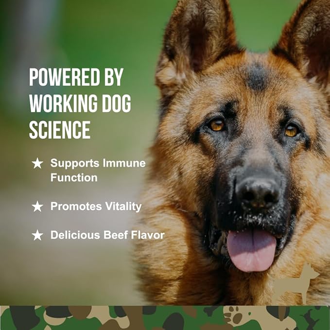 Operation Good Boy - SRE: Immunity Supplement for Pets - 90 Count Soft Chews - 12.7oz - Made Natural Ingredients - Veteran Owned
