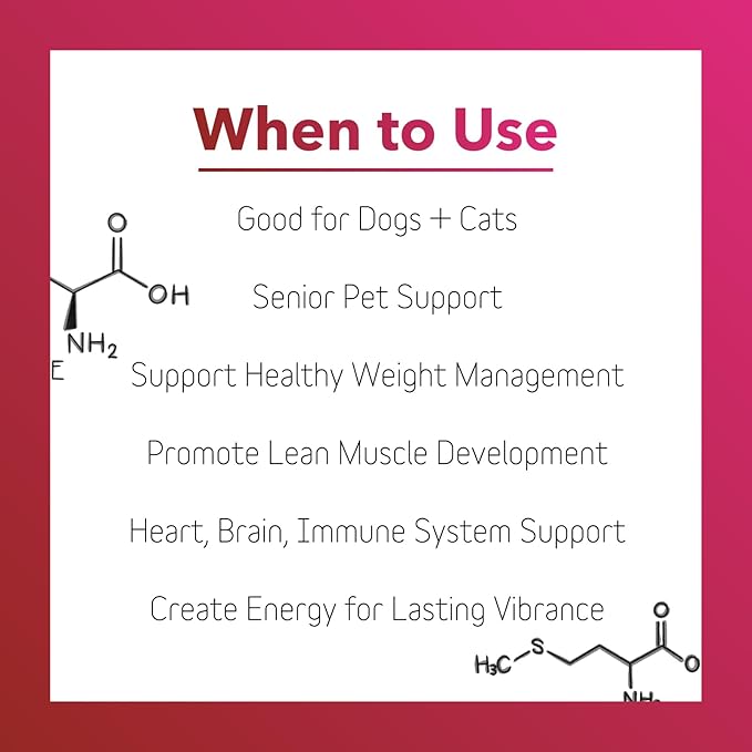 InClover, Dog Heart Health Supplement BioVibrant, Helps Support Dog Heart Health, Dog Supplement Treat Powder with Taurine Helps Pet Heart Health and Dog Weight Management, Dog Immune Support