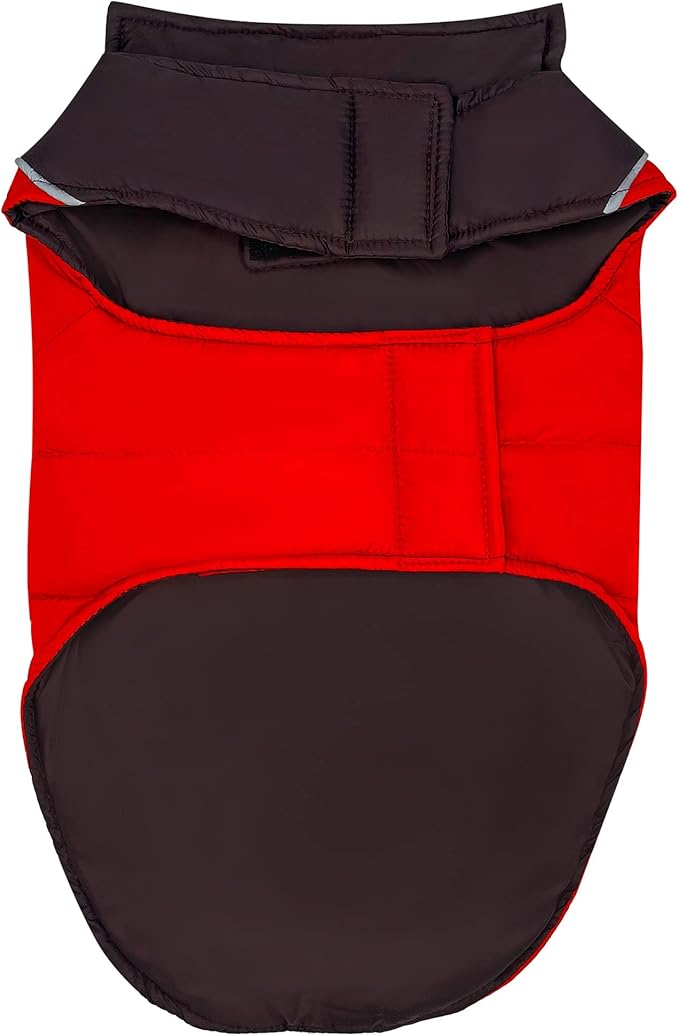 NFL Cleveland Browns Puffer Vest for Dogs & Cats, Size Small. Warm, Cozy, and Waterproof Dog Coat, for Small and Large Dogs/Cats. Best NFL Licensed PET Warming Sports Jacket
