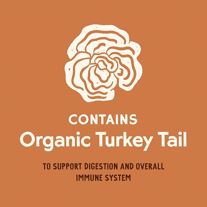 Super Blend Powder, Mushroom Mycelium and Dog Probiotic Supplement for Brain and Digestive Health, Turkey Tail & Probiotics