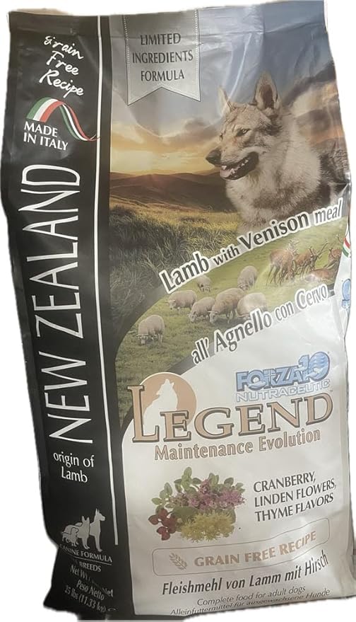 Forza10 Legend Daily Dry Dog Food 25 Pound Gluten Free Grain Free Chicken Free Quality All Natural Veterinarian Recommended Lamb Venison Adult Dogs