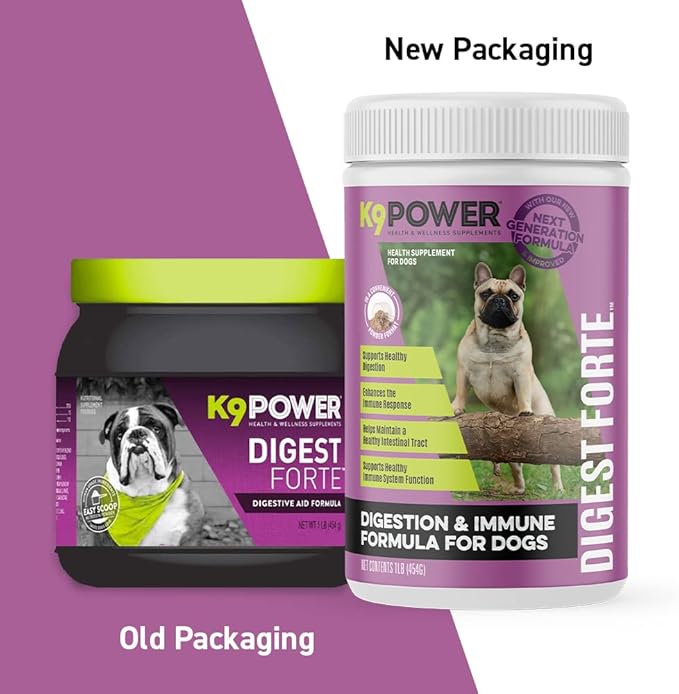 K9 Power Digest Forte - Premium Digestion & Immunity Supplement: Dog Digestive Support, Dog Probiotic Powder, Dog Probiotic Supplement to Improve Digestion and Nutrient Absorption, 1lb