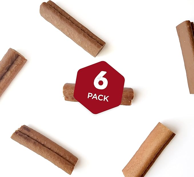 Best Bully Sticks Love Bones - Heart Shaped Chicken Dog Chews - USA Baked & Packed, Easy to Digest, Natural, High Protein - 6 Pack